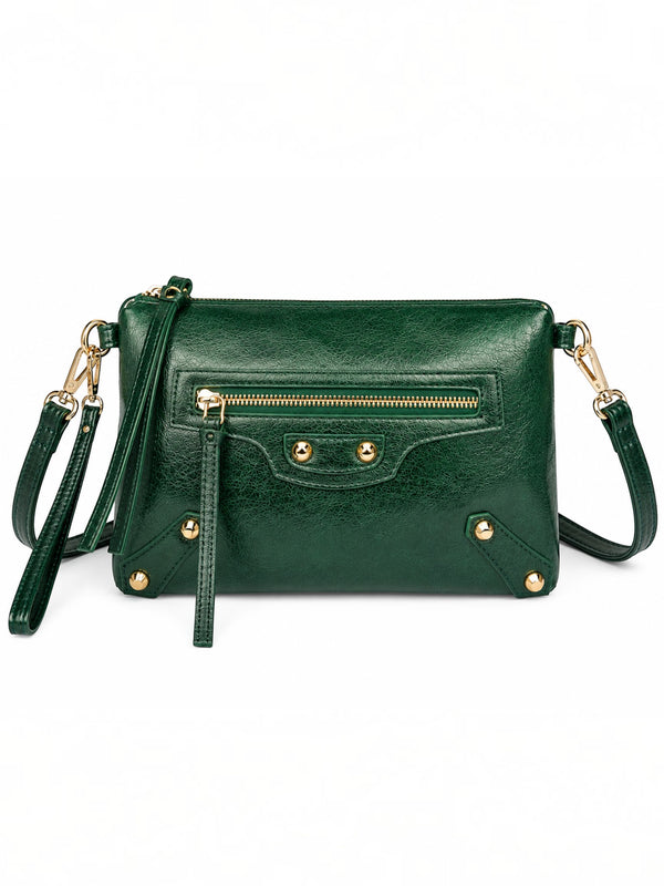 Sac Bandoulière Effet Cuir Finitions Dorées GALLANTRY