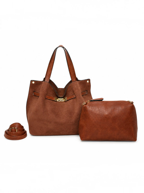 Sac Cabas Suédine INES DELAURE