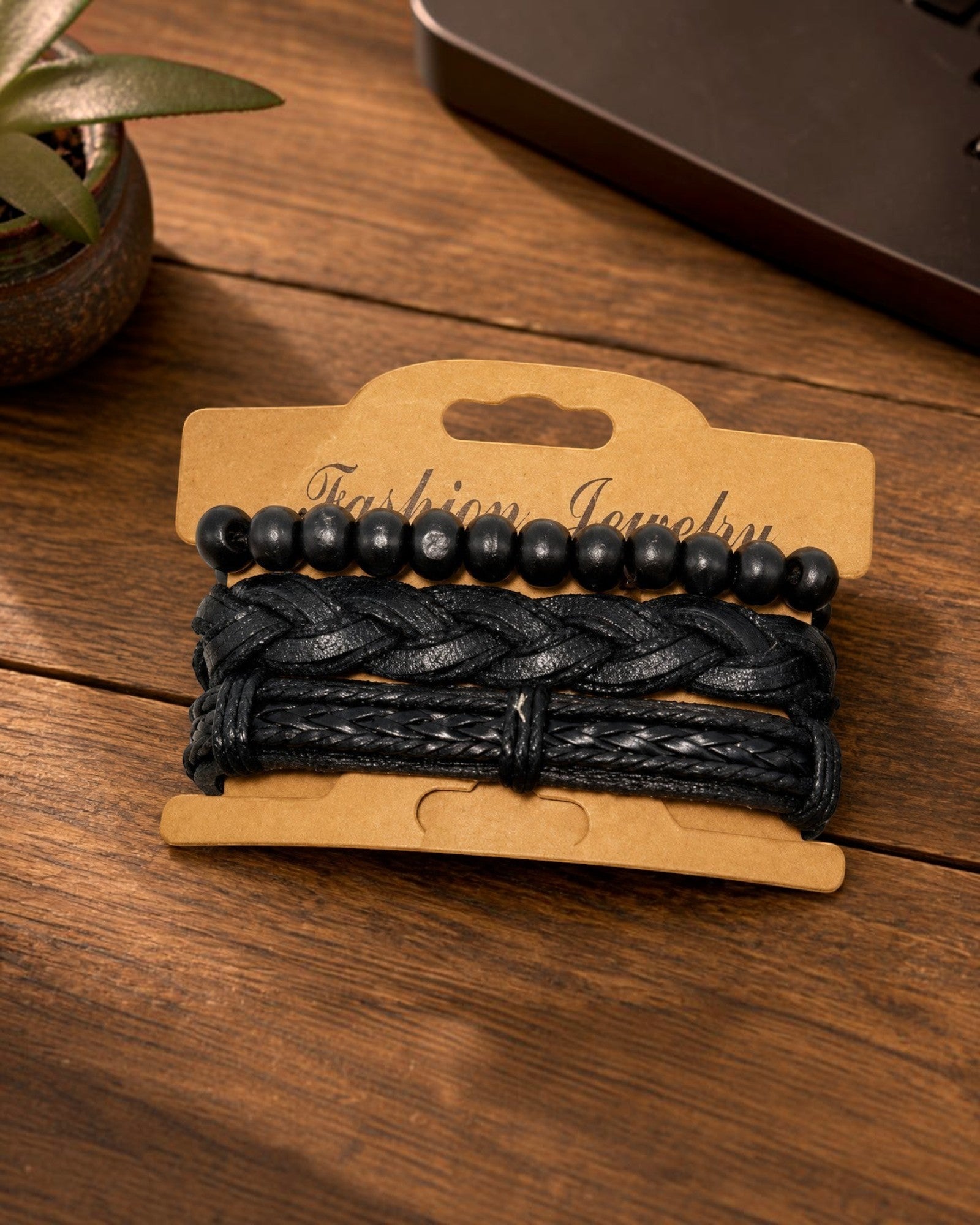 Bracelet homme matières naturelles ÉLINE L'ATELIER