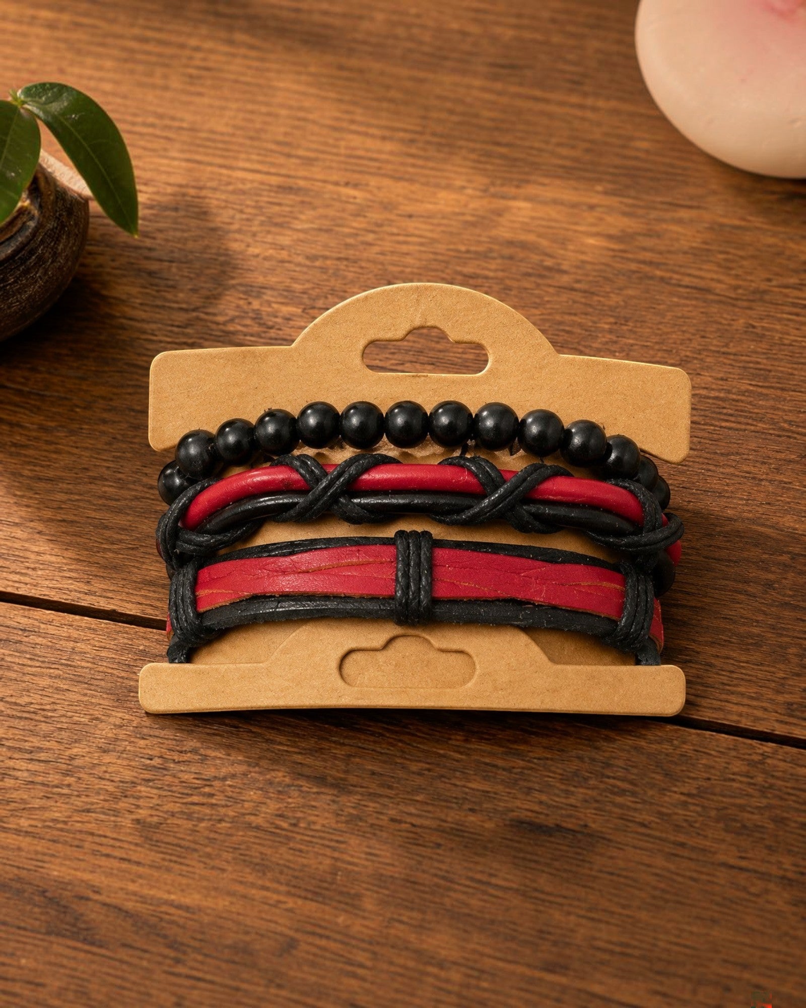 Bracelet homme matières naturelles ÉLINE L'ATELIER