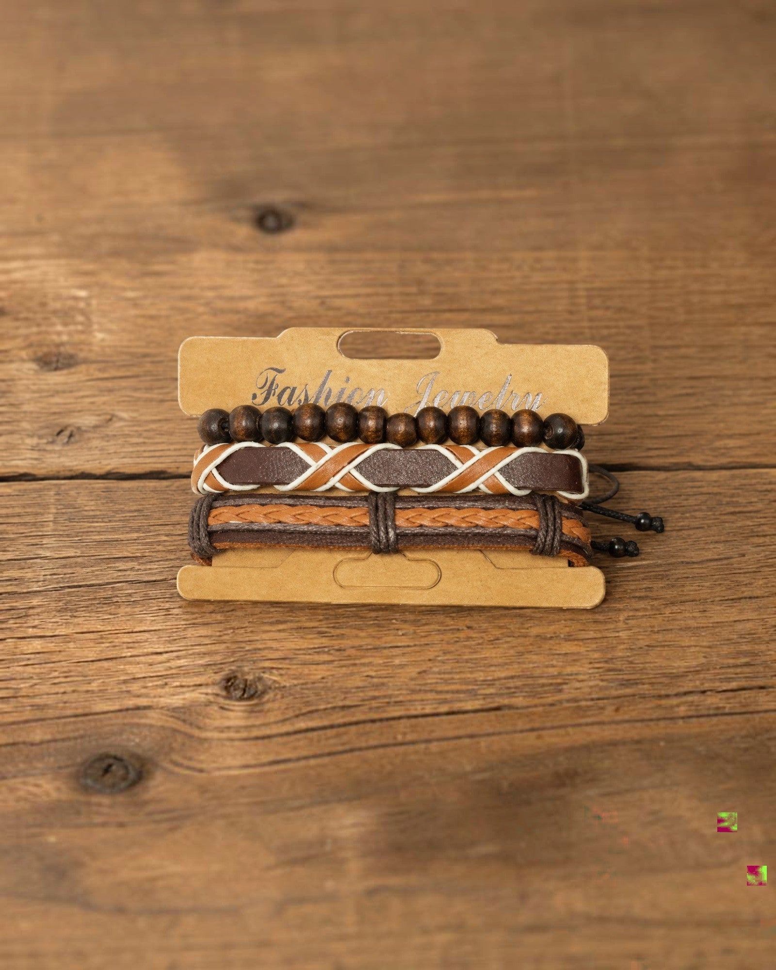 Bracelet homme matières naturelles ÉLINE L'ATELIER