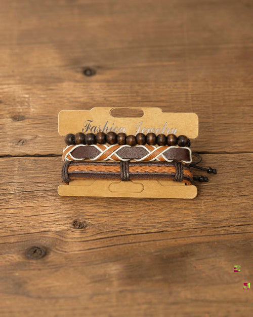 Bracelet homme matières naturelles ÉLINE L'ATELIER