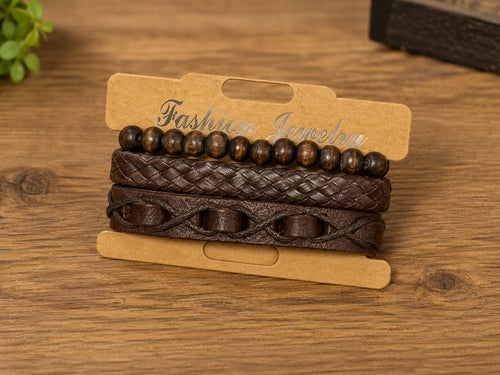Bracelet homme matières naturelles ÉLINE L'ATELIER