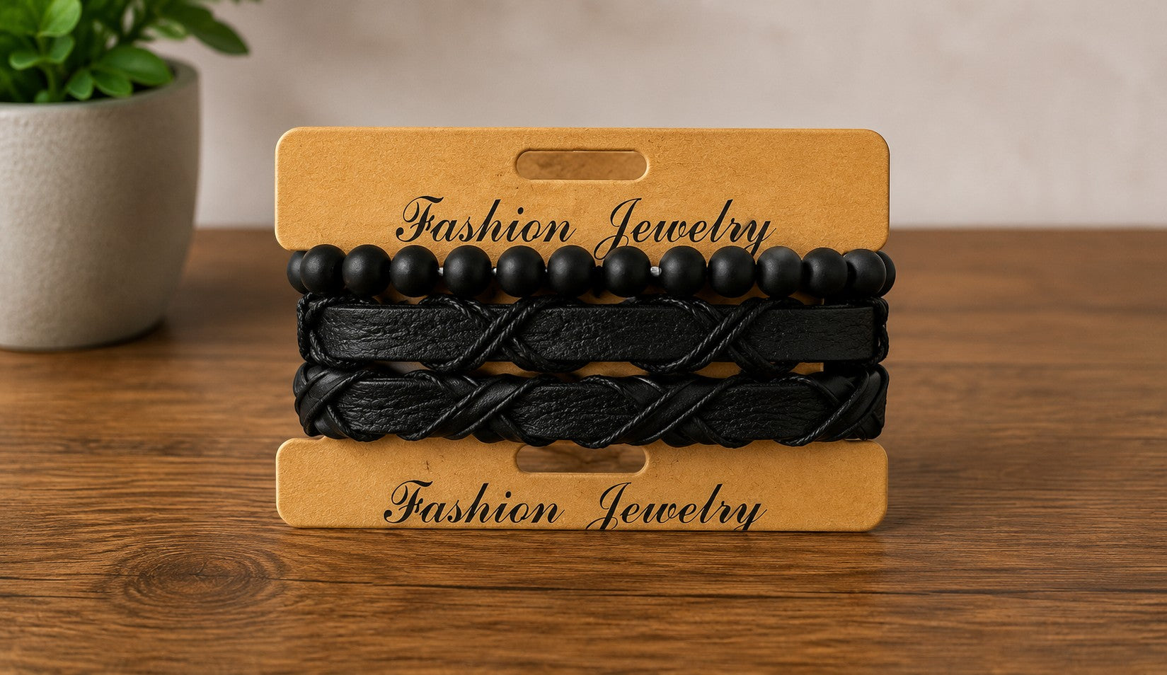 Bracelet homme matières naturelles ÉLINE L'ATELIER
