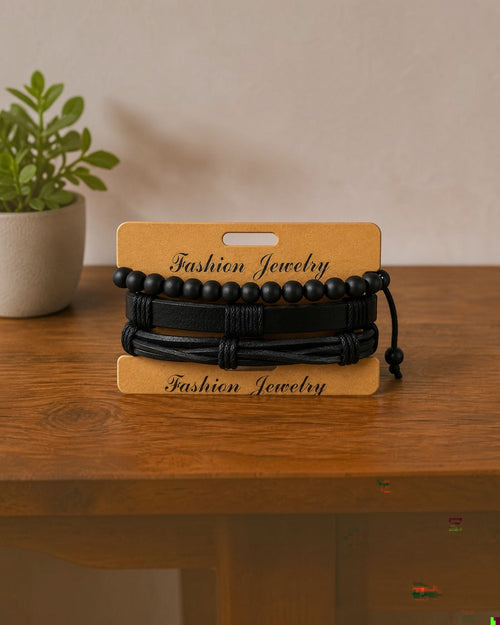 Bracelet homme matières naturelles ÉLINE L'ATELIER