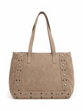 Grand sac cabas femme à clous