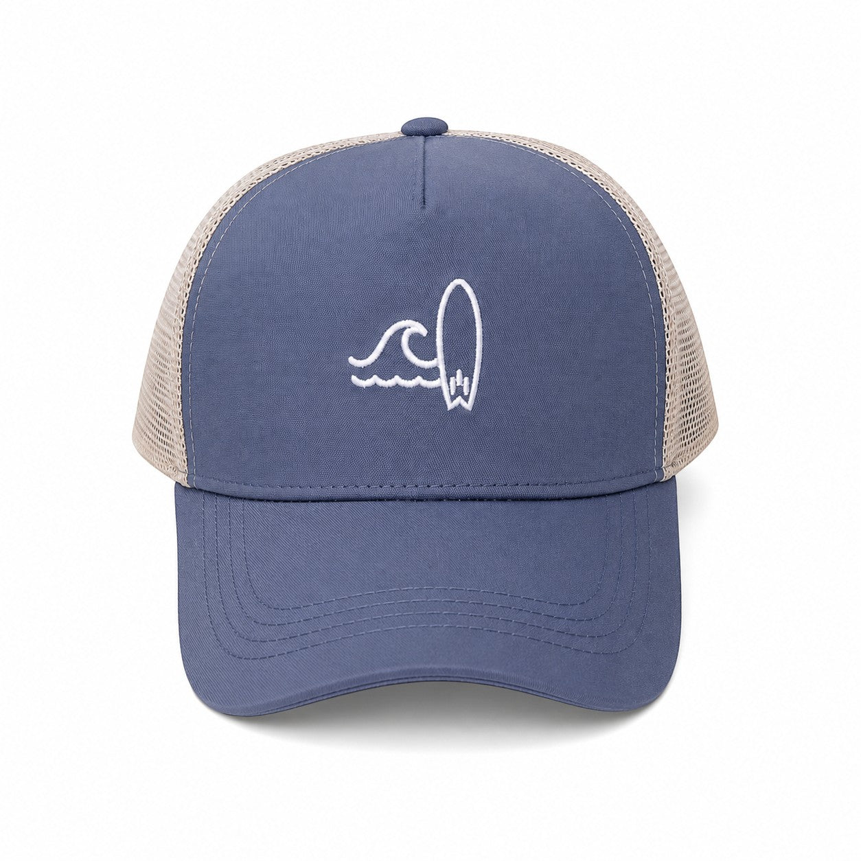 Casquette Filet Broderie Vague et Surf SAMBA DE RODA