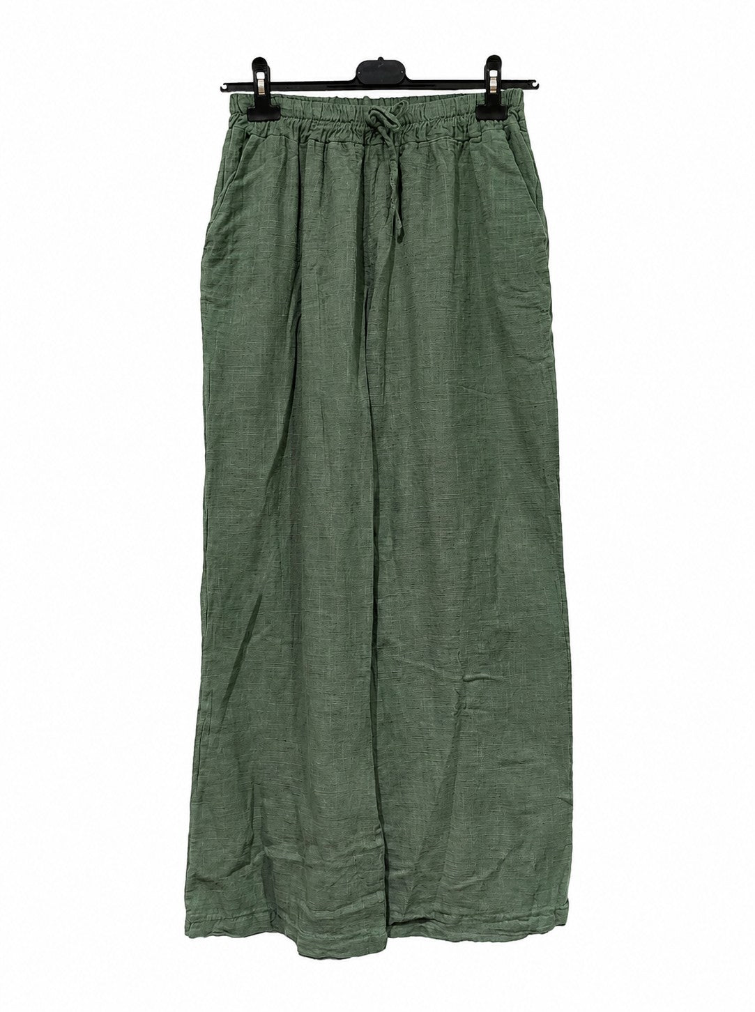 MILA Pantalon coton evasé