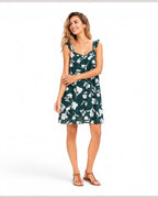 Robe courte imprimé fleuri ORAGE ANDY & LUCY