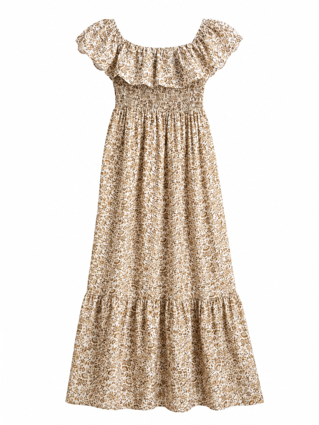 Robe Longue Imprimée Coton Taille Unique LORIANE