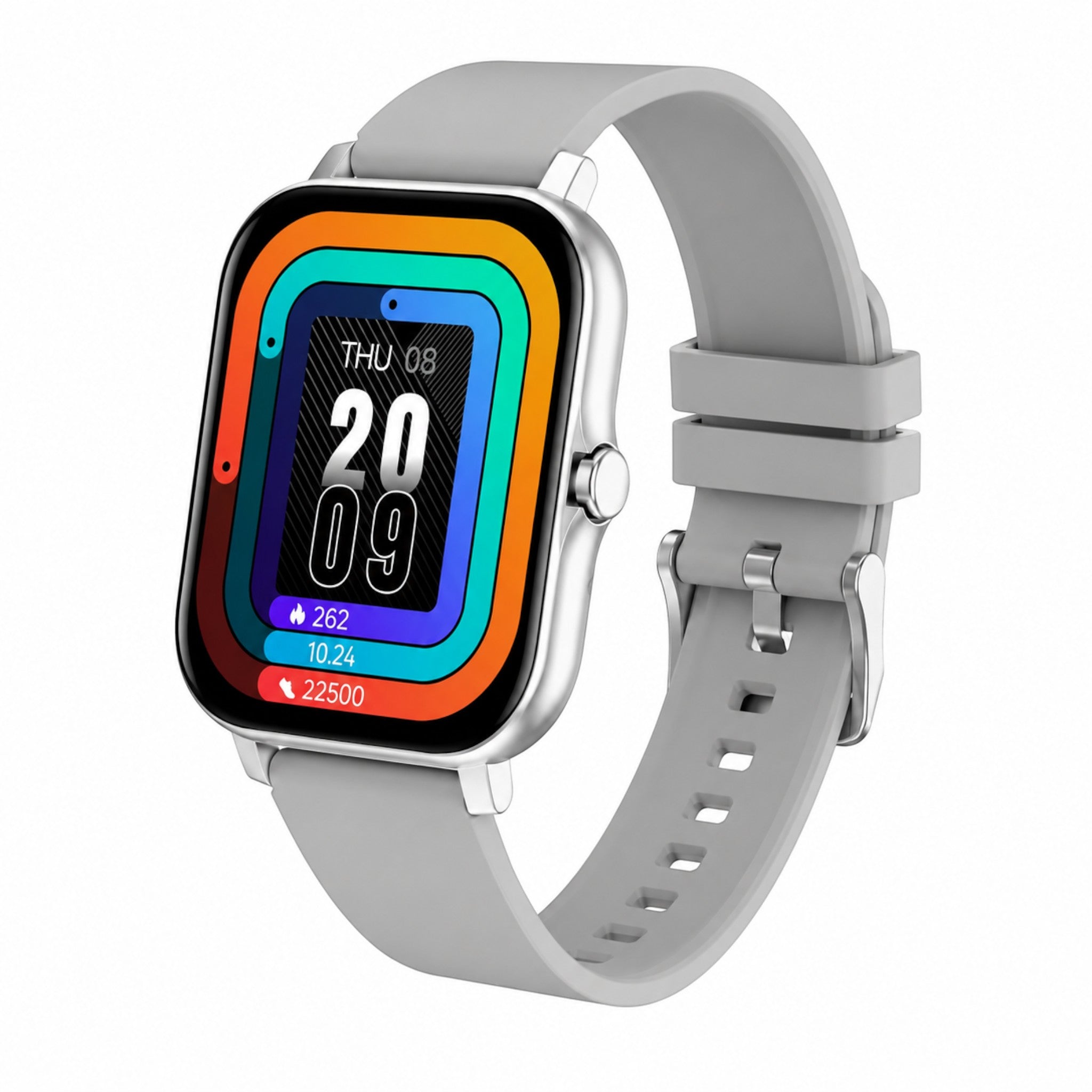 Montre connectée dorée