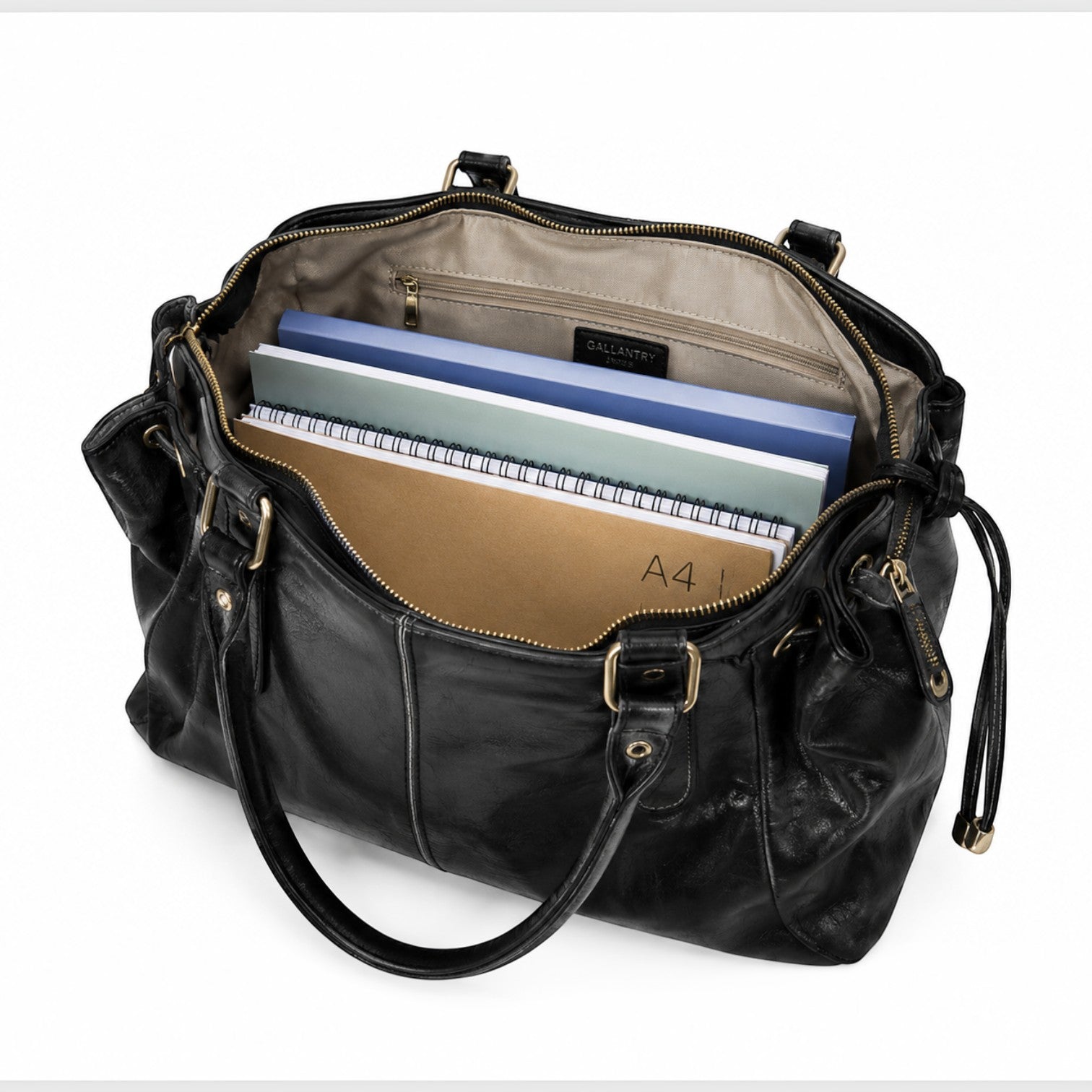 Sac Cabas Brossé Lacet  LOUISA LEE