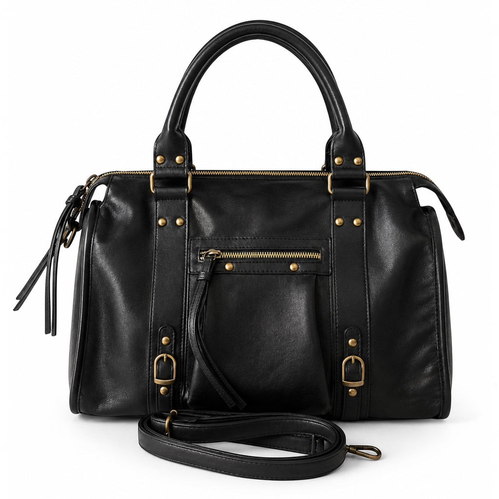 Sac A4 Aspect Cuir Vieilli