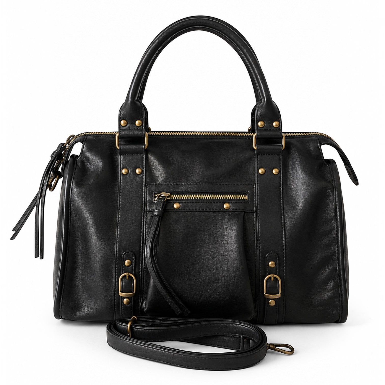 Sac A4 Aspect Cuir Vieilli