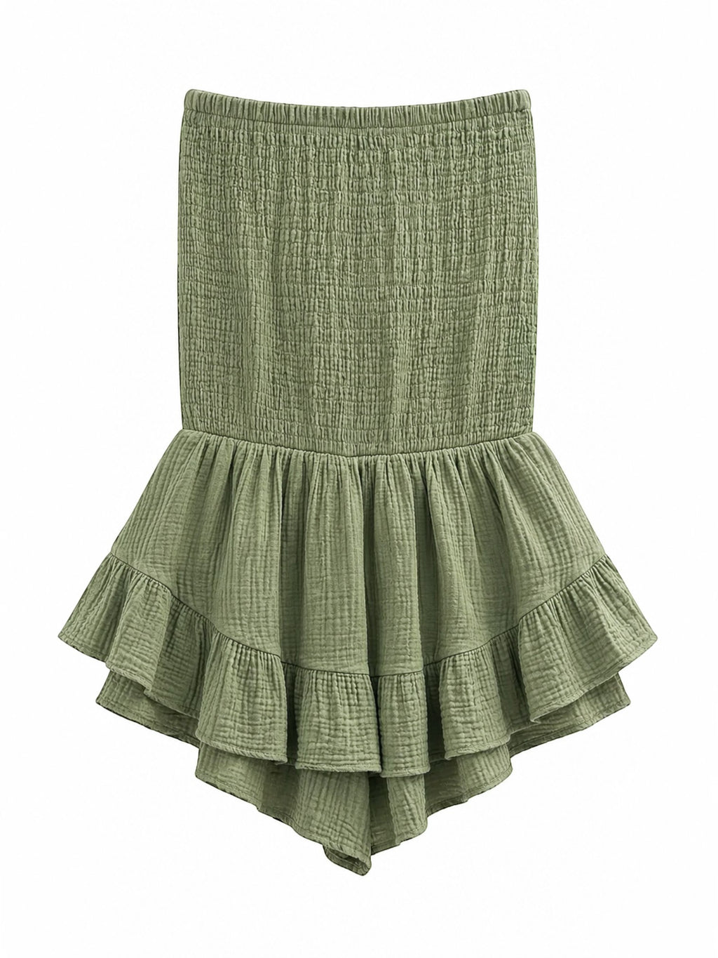 Combishort Bustier Uni Gaze de Coton LORIANE