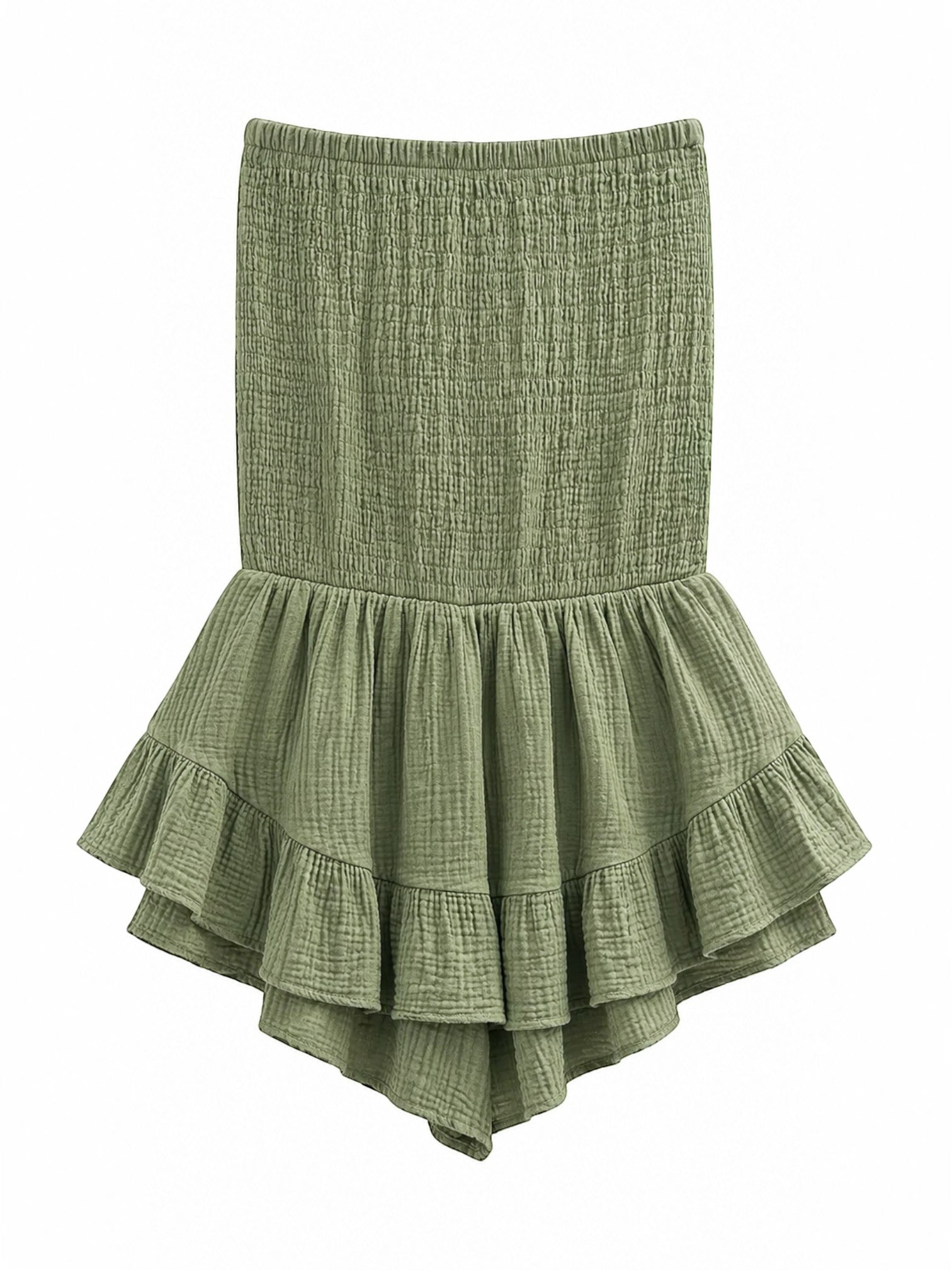 Combishort Bustier Uni Gaze de Coton LORIANE