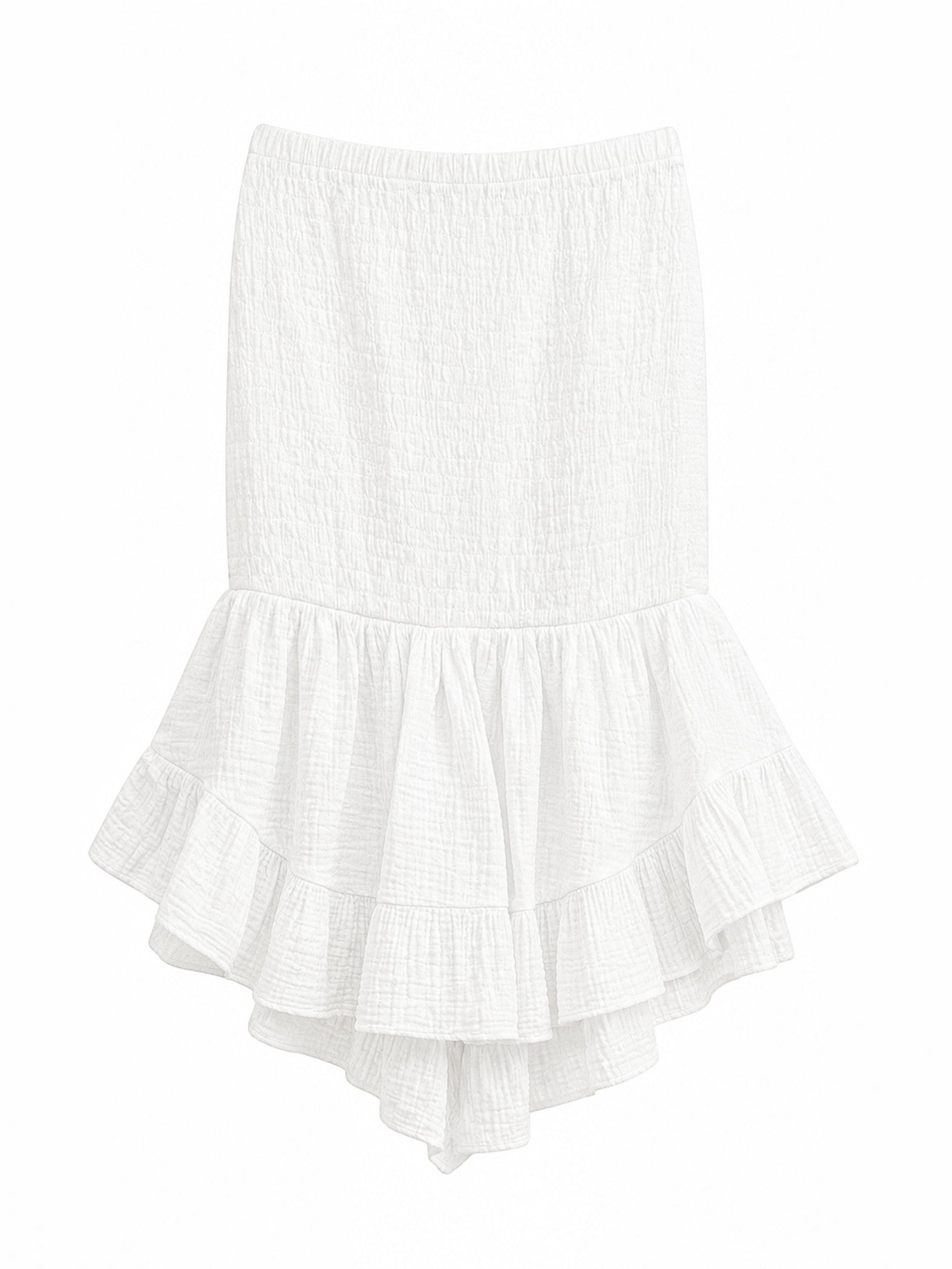 Combishort Bustier Uni Gaze de Coton LORIANE