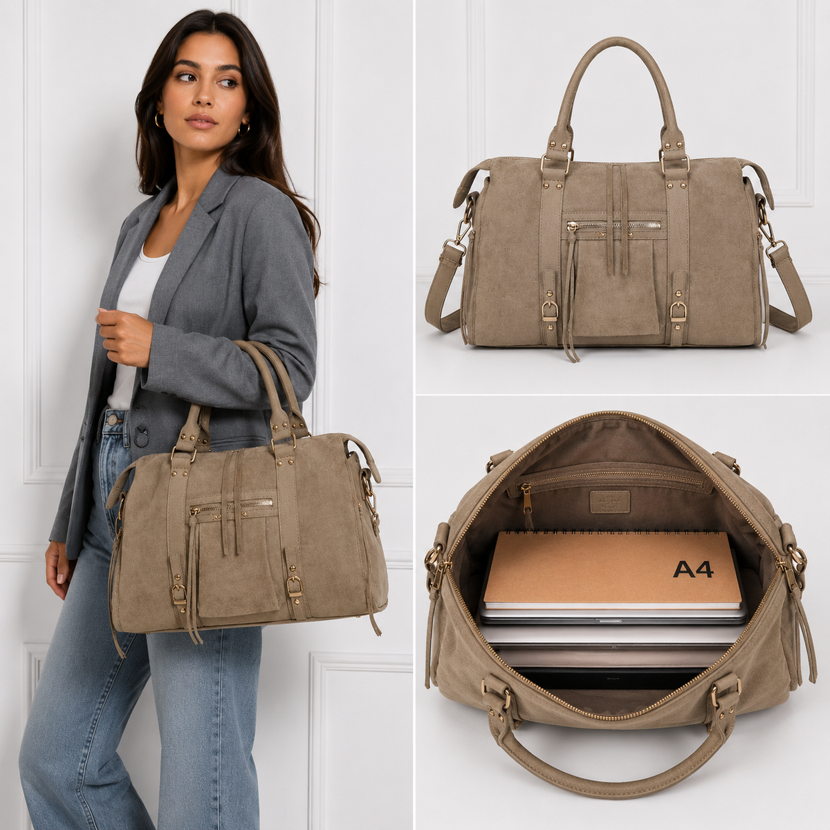 Sac Suédine format A4 GALLANTRY