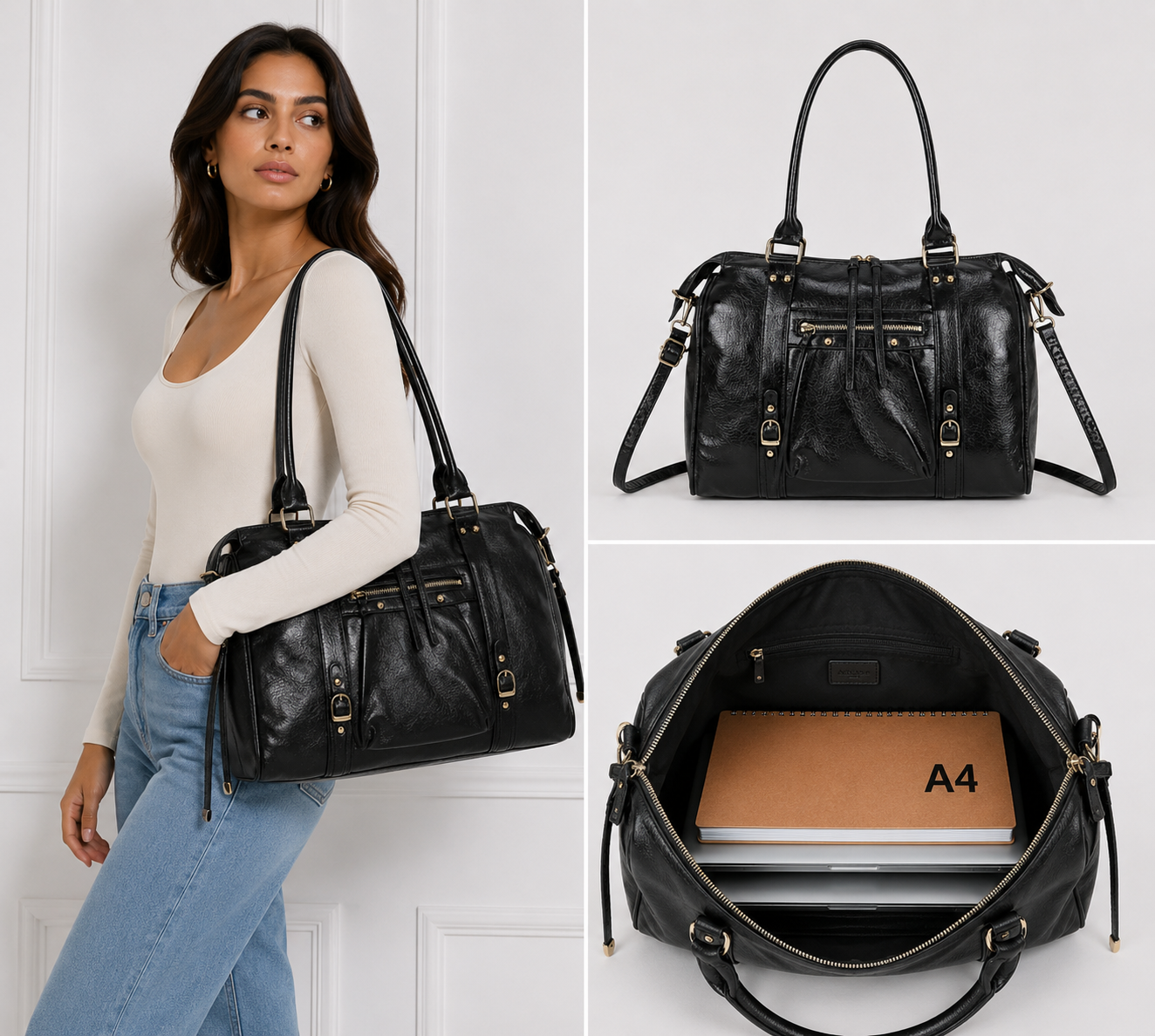 Bolso grande brillante Skyla -GALLANTRY