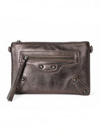 Sac Bandoulière Effet Cuir Finitions Dorées GALLANTRY