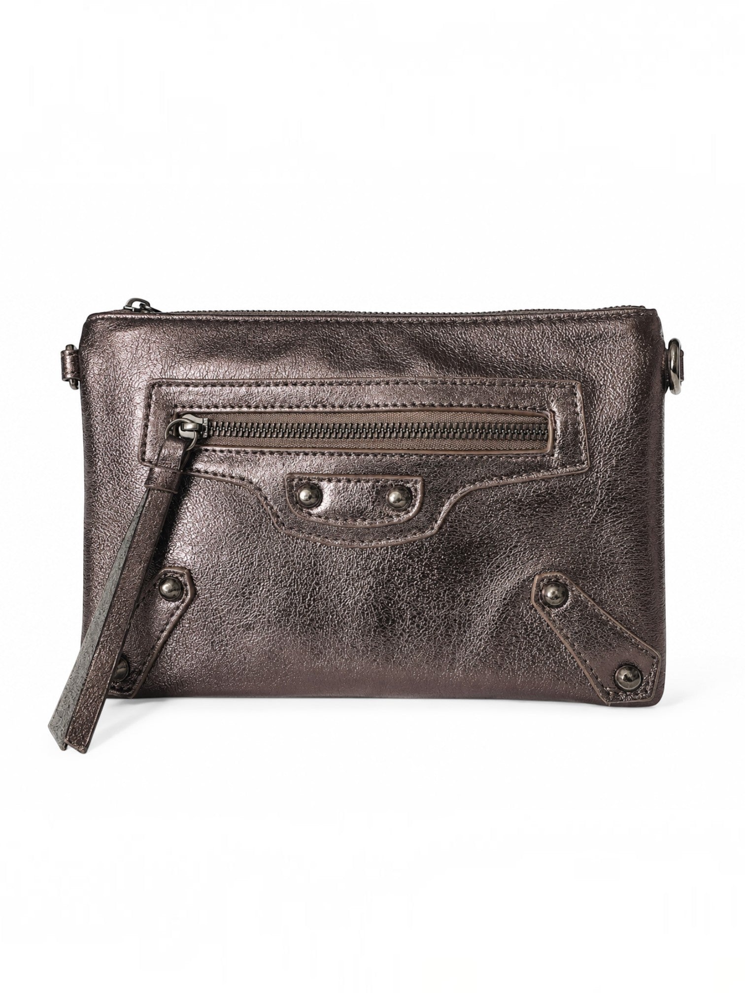 Sac Bandoulière Effet Cuir Finitions Dorées GALLANTRY