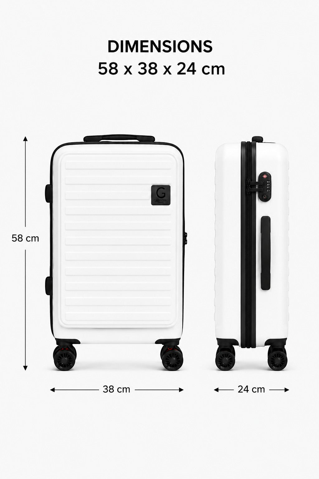 Valise La Malle Blanc GALLANTRY