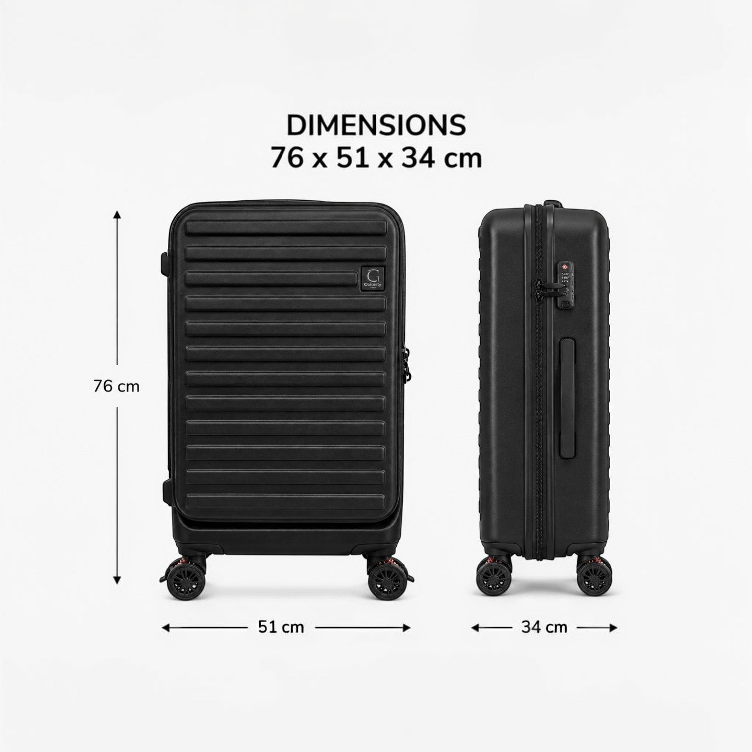 Valise La Malle Noir GALLANTRY - Valises - GALLANTRY