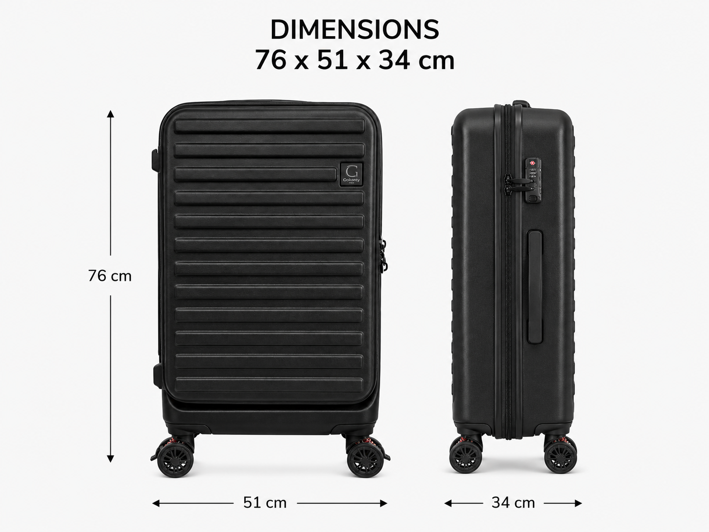 Valise La Malle Noir GALLANTRY