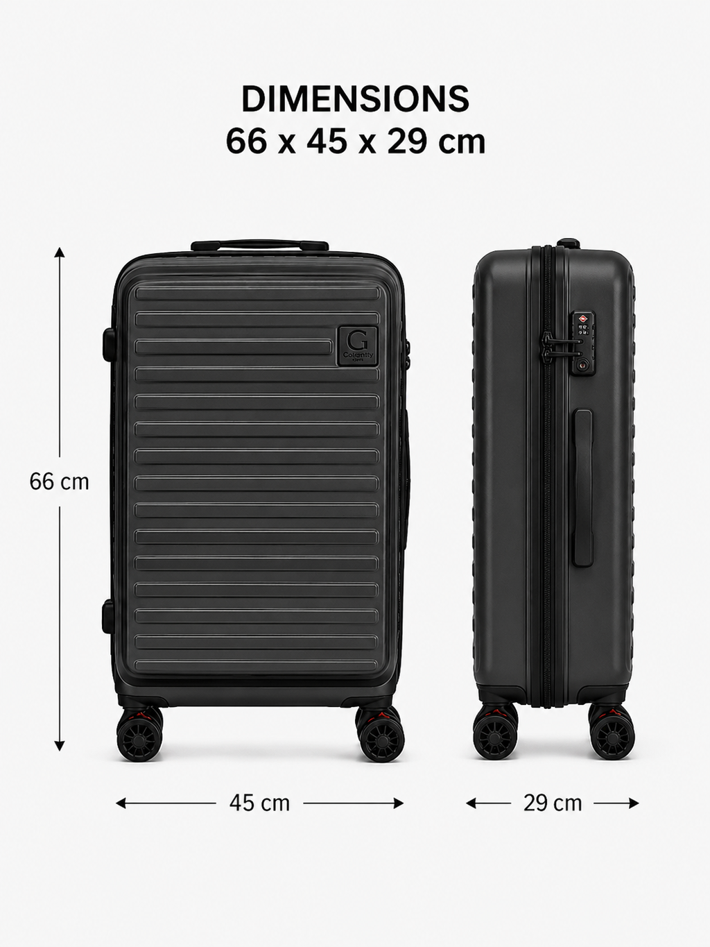 Valise La Malle Noir GALLANTRY