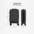 Valise La Malle Noir GALLANTRY - Valises - GALLANTRY