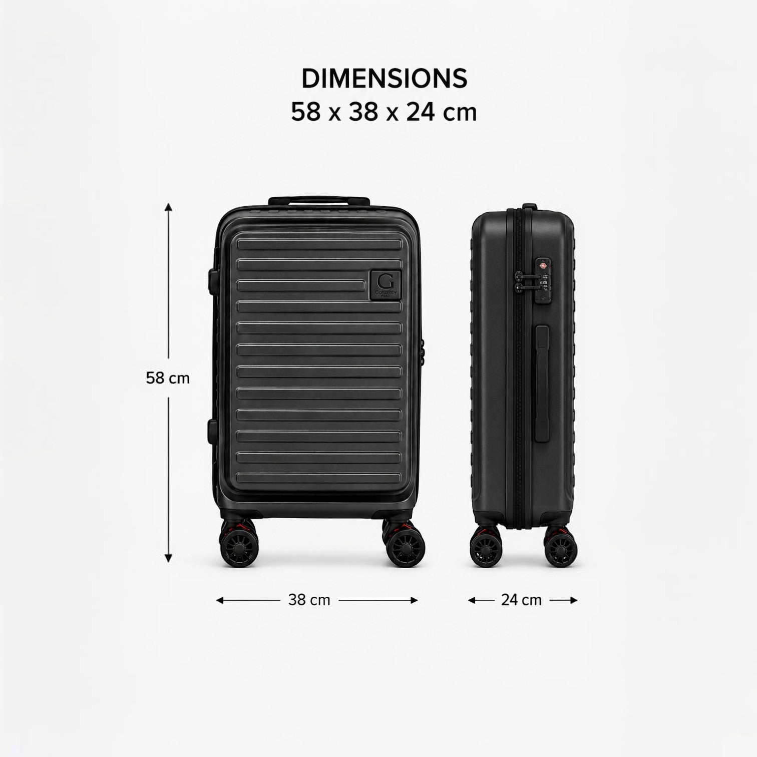 Valise La Malle Noir GALLANTRY - Valises - GALLANTRY