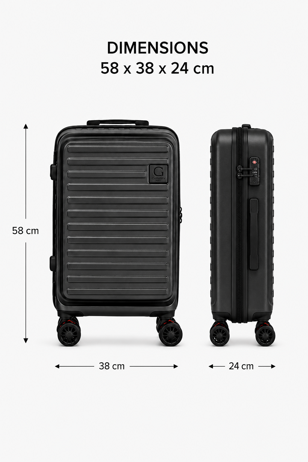 Valise La Malle Noir GALLANTRY