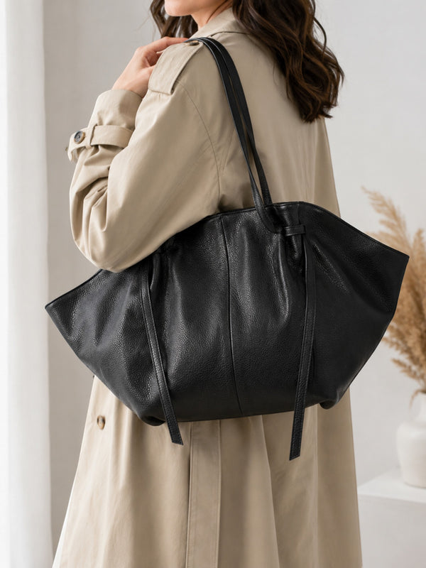 Sac Cabas XL Cuir Grainé LOUISA LEE