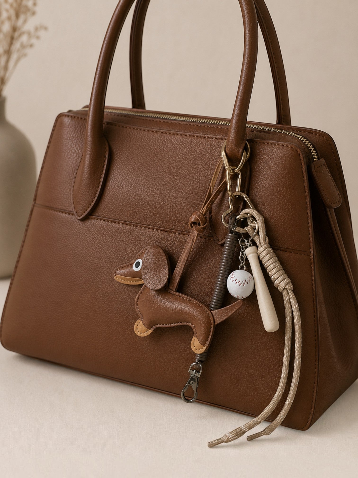 Bijou de sac chien teckel LOUISA LEE