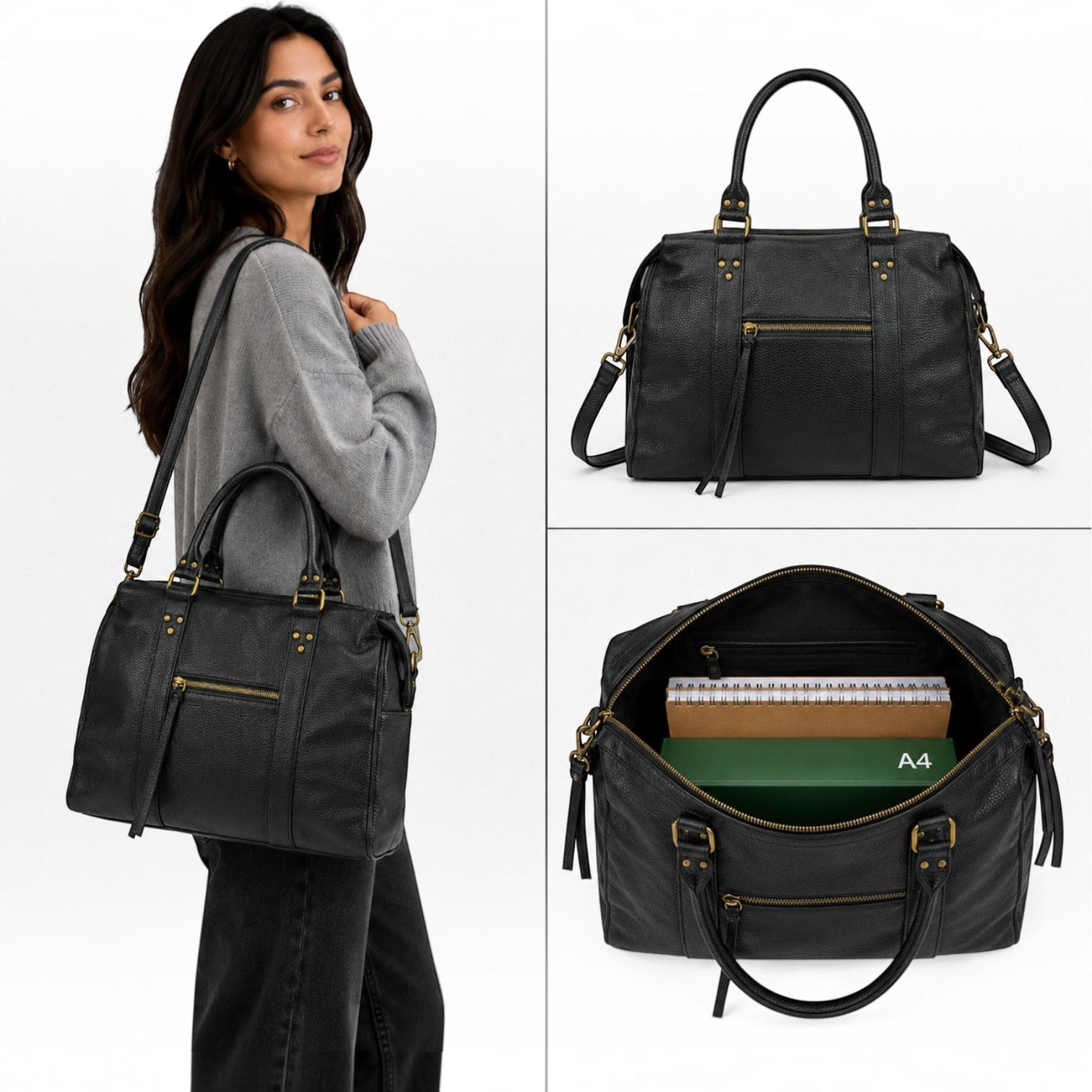 Sac à main zippé ANAIS