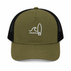 Casquette Filet Broderie Vague et Surf SAMBA DE RODA - Casquettes - SAMBA DE RODA