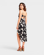 Robe corset imprimé fleuri japonais ANDY & LUCY