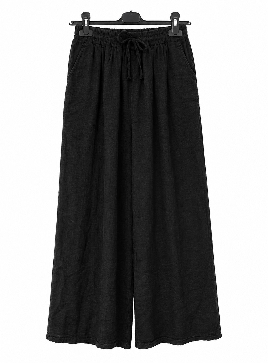 MILA Pantalon coton evasé