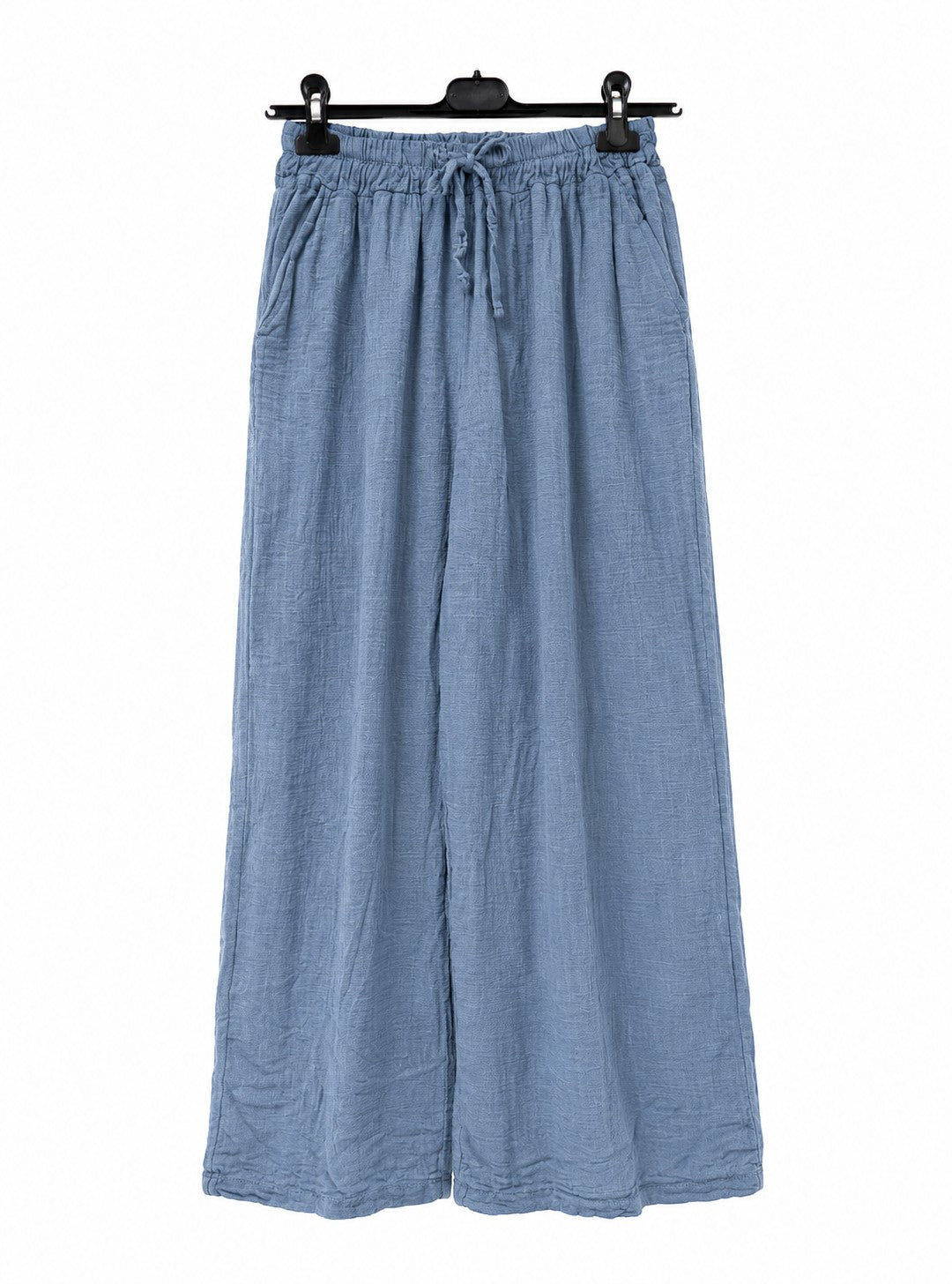 MILA Pantalon coton evasé