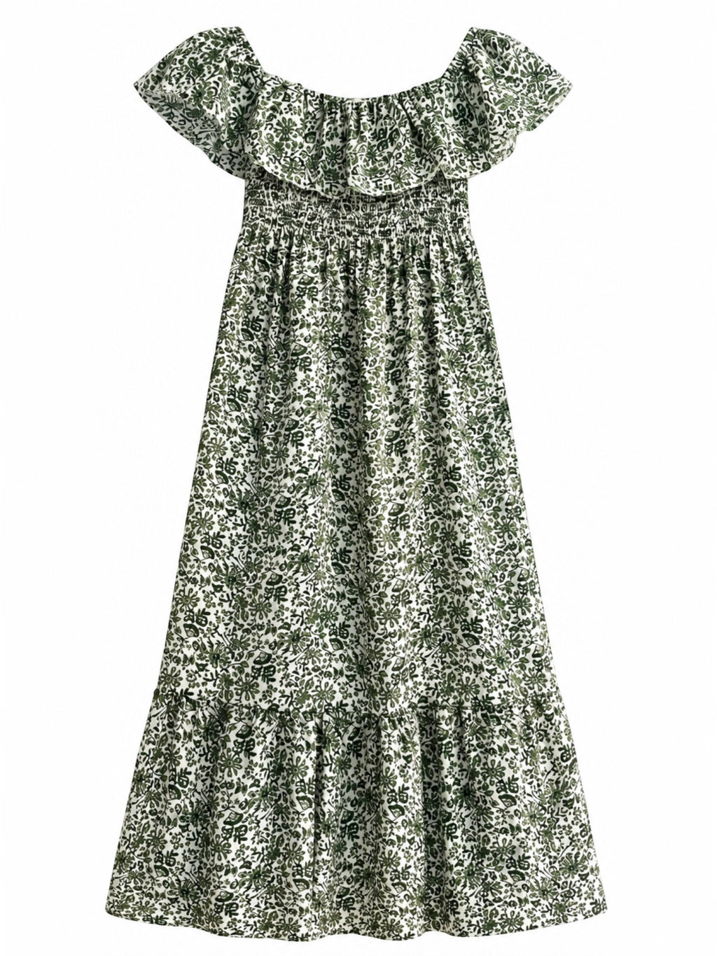 Robe Longue Imprimée Coton Taille Unique LORIANE