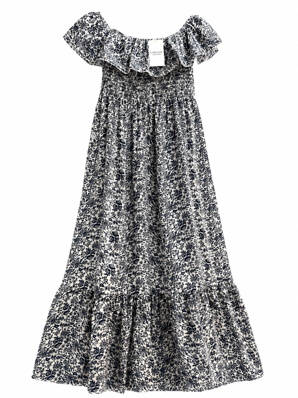 Robe Longue Imprimée Coton Taille Unique LORIANE
