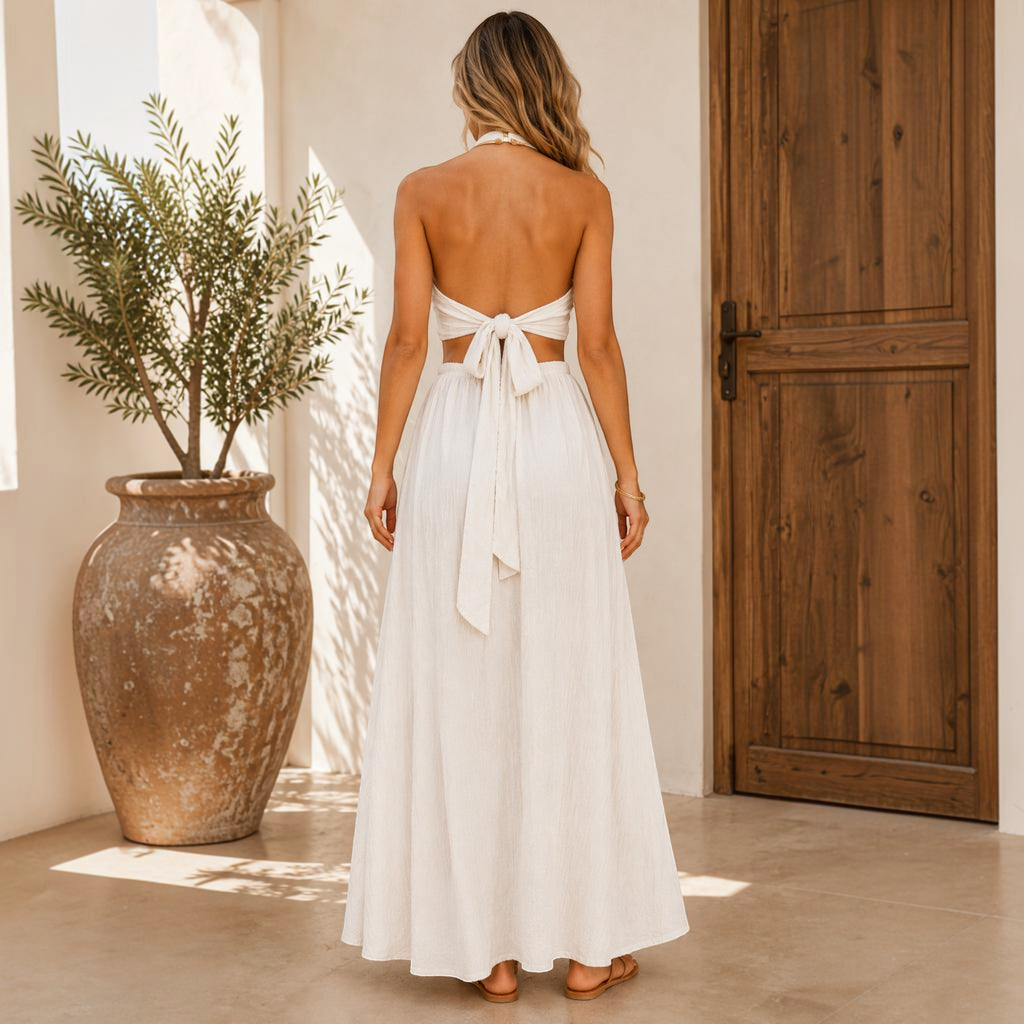 Robe longue bohème BELLAVIE