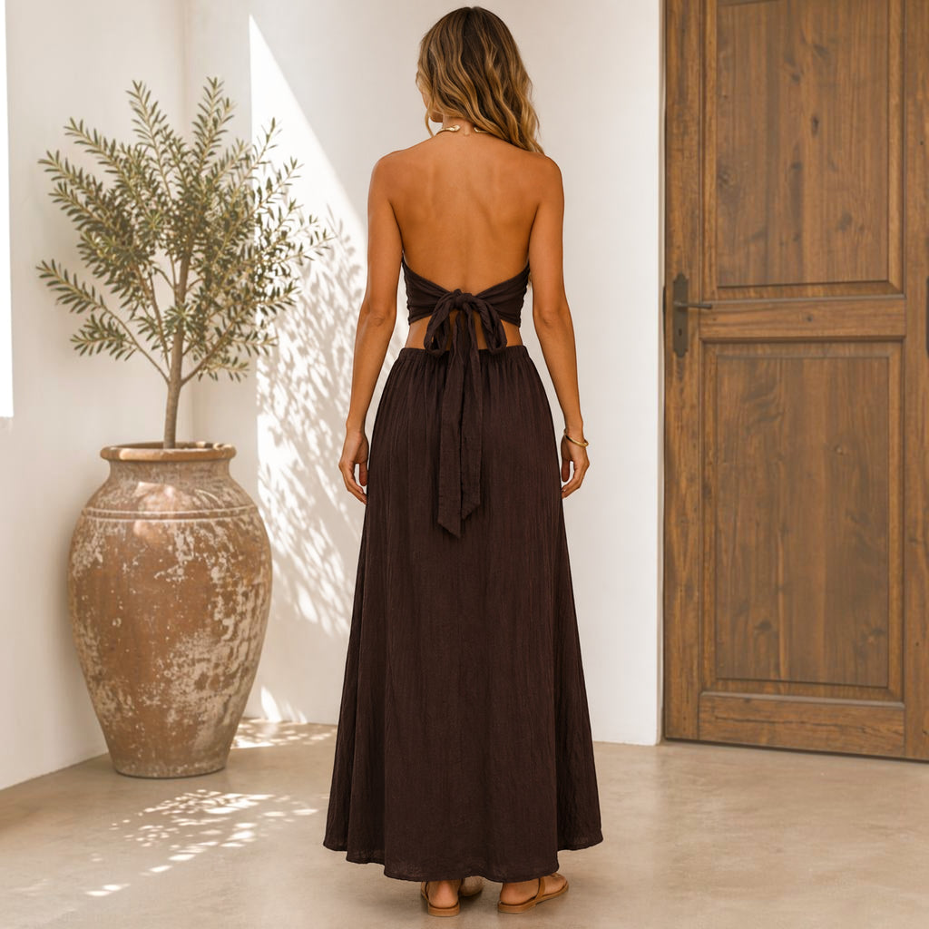 Robe longue bohème BELLAVIE