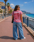 T-shirt coton bouquet floral Mindset Abundance ATTRAIT PARIS
