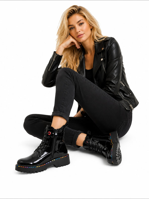 Bottines Vernies – Caractère & Brillance Rebell
