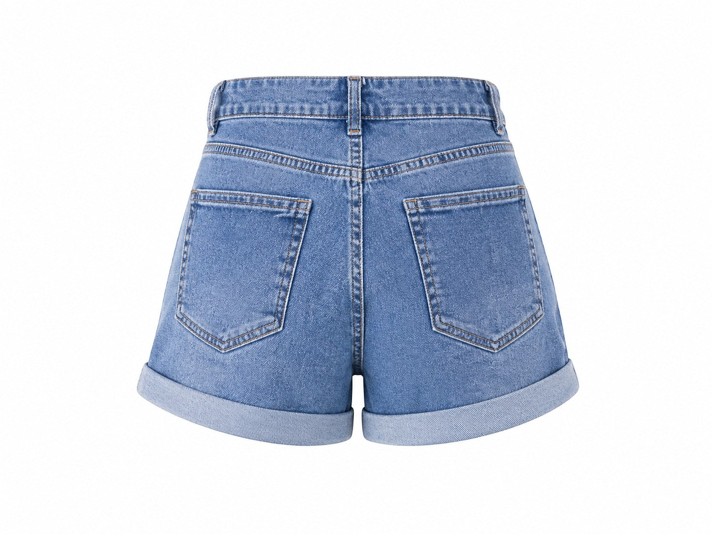 Short denim jean taille haute stretch NINA CARTER