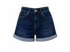 Short denim jean taille haute stretch NINA CARTER