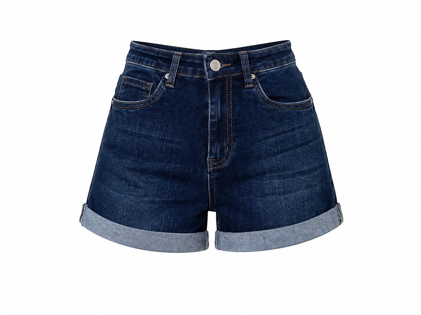 Short denim jean taille haute stretch NINA CARTER