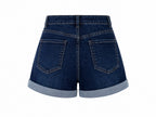 Short denim jean taille haute stretch NINA CARTER