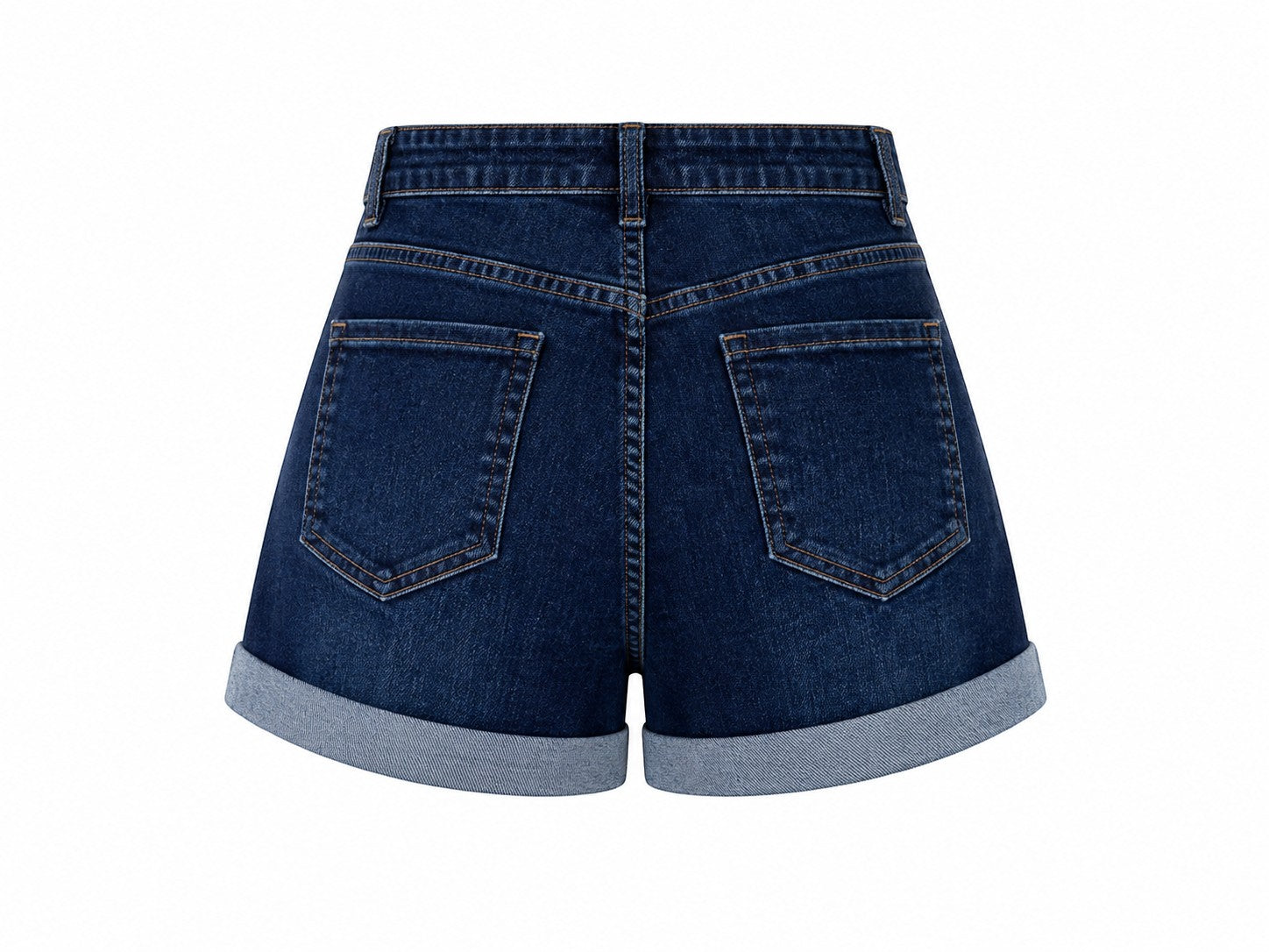 Short denim jean taille haute stretch NINA CARTER